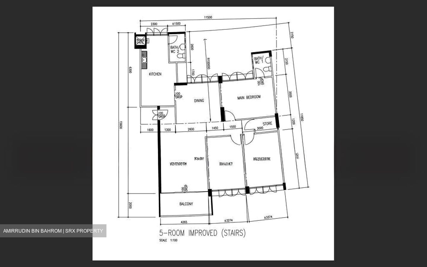 Blk 101 Eunos Vista (Bedok), HDB 5 Rooms #634146101